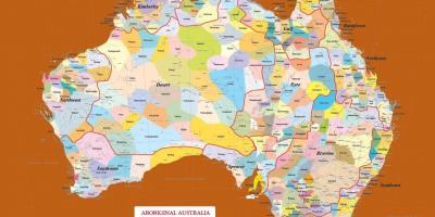 Aborigine-Stadtplan von Australien