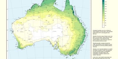Australian Niederschlag anzeigen